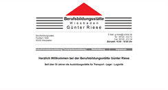 Desktop Screenshot of berufsbildungsstaetteriese.de